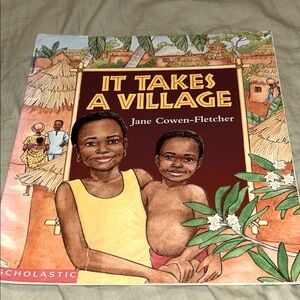 !!**KIDS BOOKS 4/$10**!! It Takes a Village by Jane Cowen-Fletcher, PB, 1994